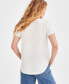 ფოტო #3 პროდუქტის Women's Graphic Crewneck Short-Sleeve Tee, Created for Macy's