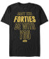 ფოტო #1 პროდუქტის Men's Forties Be with You Short Sleeve Crew T-shirt