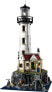 LEGO 21335 Ideen Der motorisierte Leuchtturm, Modell zum Aufbau, Geschenkidee, Heimdekoration, mit marinen Minifigurinen, manuelle Aktivitt