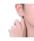 ფოტო #3 პროდუქტის Modern Cubic Zirconia Solitaire Stud Butterfly Post Back Earrings