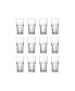 Фото #3 товара Chez Bistro Beverage Glass 14.25 oz, Set of 12