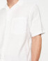 Фото #3 товара Weekday chill short sleeve shirt in white