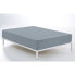 Fitted sheet Alexandra House Living Steel Grey 90 x 200 cm