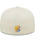 ფოტო #2 პროდუქტის Men's Cream Los Angeles Rams Chrome Color Dim 59FIFTY Fitted Hat