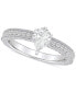 ფოტო #1 პროდუქტის Diamond Pear Engagement Ring (1-1/5 ct. t.w.) in 14k Gold