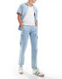 DTT rigid straight fit cargo jeans in light blue BLAU, W32 L32 - фото #1