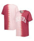 ფოტო #1 პროდუქტის Women's Crimson Oklahoma Sooners Find Your Groove Split-Dye T-shirt