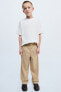 True neutrals carrot fit trousers with darts