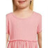 Фото #3 товара Wonder Nation Tutu Dress Toddler Girl 3T Pink Short Sleeve Pullover Crewneck