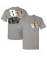 Фото #2 товара Men's Gray Kyle Busch 3CHI Car T-shirt