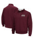 ფოტო #1 პროდუქტის Men's Maroon Mississippi State Bulldogs Tortugas Logo Quarter-Zip Jacket