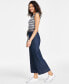 Фото #3 товара Women's Cropped Wide-Leg Jeans