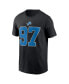 Фото #2 товара Nike Men's Aidan Hutchinson Black Detroit Lions Player Name Number T-Shirt