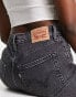 Levi's high waisted mom jean in black wash BOMB DOT COM, W27 L27 - фото #4