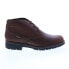 Фото #1 товара Clarks Morris Lace 26163605 Mens Brown Wide Leather Lace Up Chukkas Boots 7