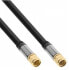 Фото #2 товара InLine Premium SAT cable - 4x shielded - 2x F-male - >110dB - black - 2m