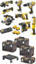 Фото #1 товара DeWALT Akku-Maschinen-Set DCK853P4T: 8 Geräte + 4x 5,0 Ah + Doppelladegerät in TSTAK