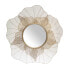 Wall mirror Alexandra House Living Golden Metal Flower 5 x 63 x 63 cm