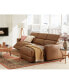 Nevio 115" 3-Pc. Leather Sectional with 1 Power Recliner, Headrests and Chaise, Created For Macy's