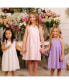 ფოტო #6 პროდუქტის Girls' Sleeveless Bow Shoulder Swing Dress, Toddler