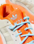 Фото #8 товара adidas Originals ZX 22 Boost trainers in off white with orange detail