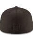 Men's Detroit Lions Black on Black 59FIFTY Fitted Hat