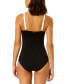 Фото #2 товара Women's Mesh-Insert Section One-Piece Swimsuit