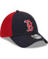 Фото #4 товара Men's Navy Boston Red Sox Team Neo 39THIRTY Flex Hat