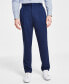 ფოტო #1 პროდუქტის Men's Modern-Fit Stretch Pleated Dress Pants, Created for Macy's