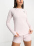 Фото #1 товара New Balance Q Speed Jacquard long sleeve top in pink