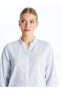 Фото #2 товара LCW Grace Kaçık Yaka Çizgili Kadın Bluz