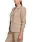 Фото #3 товара Petite Madison Notched-Collar Ruched-Sleeve Jacket