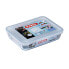 Фото #2 товара Прямоугольная коробочка для завтрака с крышкой Pyrex Cook & Freeze 19 x 14 x 5 cm 800 ml Прозрачный Силикон Cтекло (6 штук)