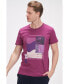 Men's Modern Print Fitted Admission T-shirt