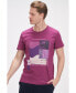 Фото #8 товара Men's Modern Print Fitted Admission T-shirt