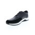 Фото #4 товара Robert Graham Gaia RG5568L Mens Black Leather Lifestyle Sneakers Shoes