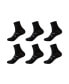 ფოტო #1 პროდუქტის Brave man Unisex 6-Pack Ankle Arch Support Socks