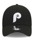 Men's Black Philadelphia Phillies Logo 39THIRTY Flex Hat