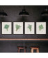 Фото #2 товара Paragon Herbs Framed Wall Art Set of 4, 23" x 19"