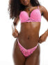 Фото #7 товара Boux Avenue Henley boost longline plunge bra in pink