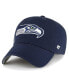 ფოტო #3 პროდუქტის Women's College Navy Seattle Seahawks Confetti Icon Clean Up Adjustable Hat