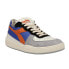 Diadora Mi Basket Row Cut Milk Breakfast Lace Up Mens Blue, Grey, Orange Sneake 8.5 - фото #2