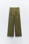 Фото #12 товара Широкие брюки с эластичным поясом ZARA