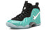 Кроссовки Nike Foamposite Pro 644792-303, высокие, стильные, мужские, зелено-черные 36.5 - фото #3