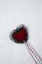 QUEEN OF HEARTS VELVET HEART WAND