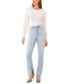 ფოტო #3 პროდუქტის Women's Variegated Cables Crew Neck Sweater