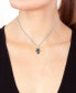 ფოტო #2 პროდუქტის EFFY® Multi-Gemstone Hamsa Hand 18" Pendant Necklace (2-1/10 ct. t.w.) in Sterling Silver