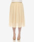 ფოტო #1 პროდუქტის Plus Size Pleated Chiffon Midi Skirt