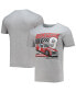 ფოტო #3 პროდუქტის Men's Heathered Gray Bill Elliott Legends T-shirt