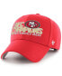 Men's Scarlet San Francisco 49ers 2023 NFC Champions MVP Adjustable Hat